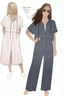 EADIE WOVEN JUMPSUIT DRESS