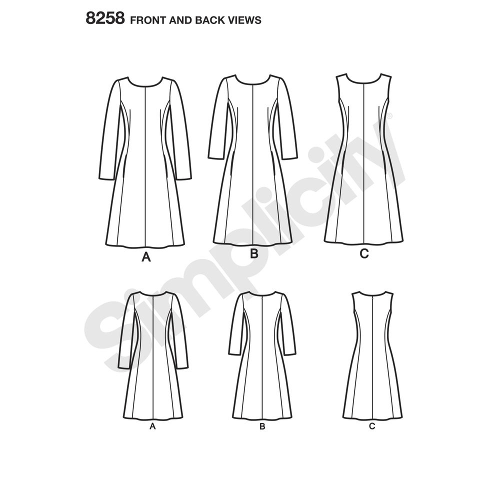8258 - Sewing- Patterns- NZ - dresses, childrens, babies, toddlers ...