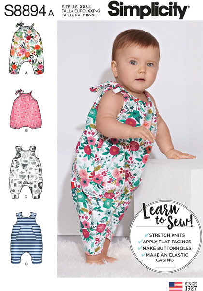 8894 - Sewing- Patterns- NZ - dresses, childrens, babies, toddlers ...