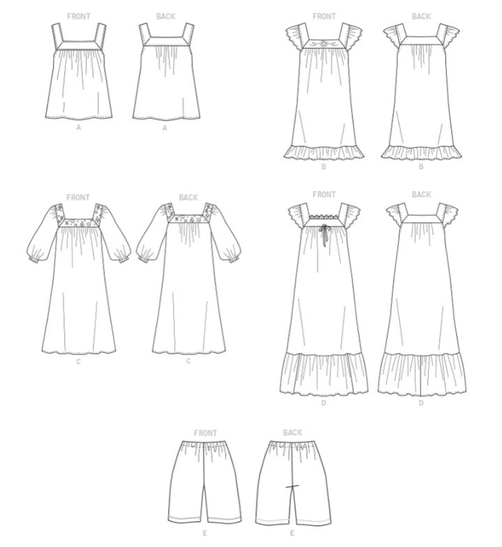 6883 Butt - Sewing- Patterns- NZ - dresses, childrens, babies, toddlers ...