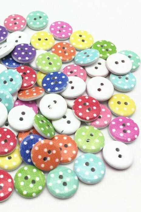 5 Pack - 15mm wooden spot - Sewing- Patterns- NZ - dresses, childrens ...