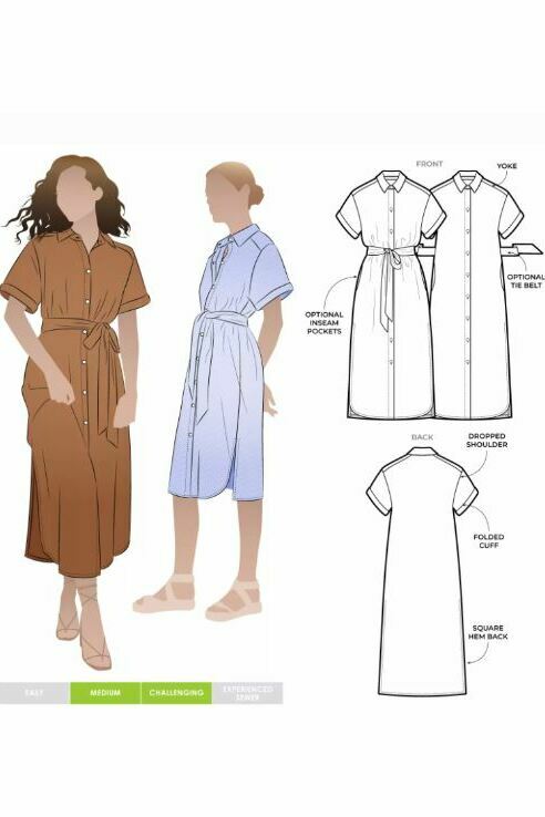 PALMER WOVEN DRESS - Sewing- Patterns- NZ - dresses, childrens, babies ...